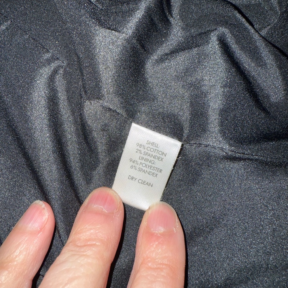 Calvin Klein Women's Black Velvet Blazer - Picture 4 of 4